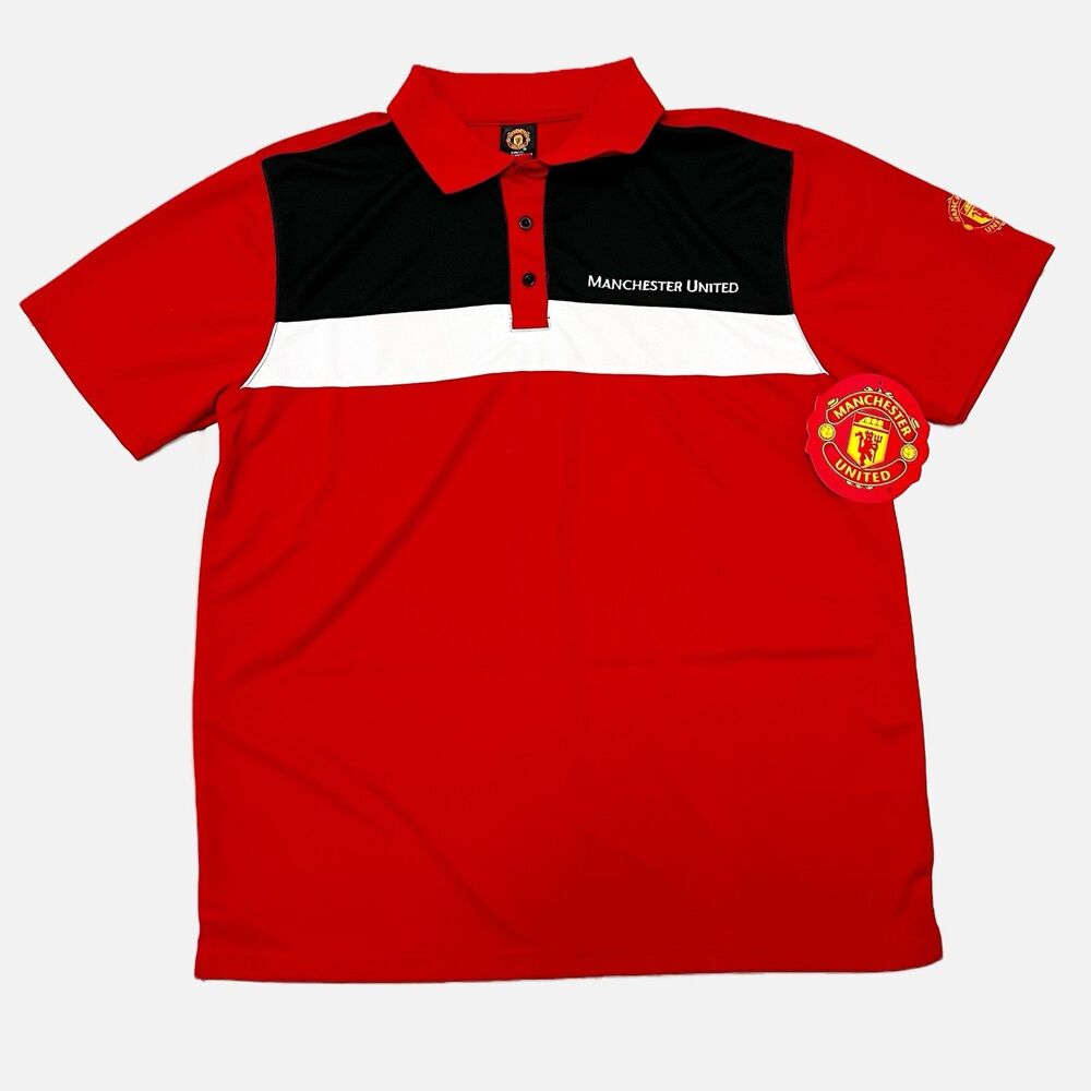 Manchester United Red Polo Shirt Men’s Small Official Merchandise Soccer  NWT